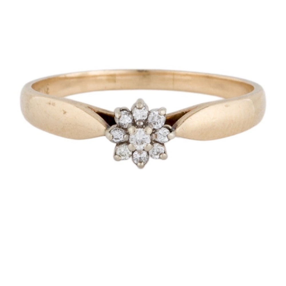 VTG 14k Gold Diamond Ring
